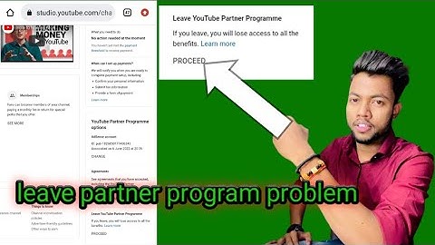 how to leave youtube partner program 2022 ka problem #video