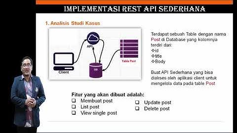 Implementasi Web Service REST API dengan Framework Lumen 1