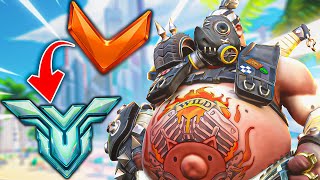 UNRANKED TO GM: ROADHOG ONLY (91% Winrate) | Overwatch 2