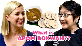 Anna Olson Learns Chef Violet Oons Incredible Apom Bokwah Recipe!