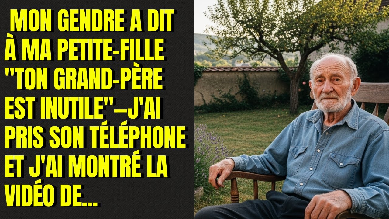 Mon gendre a dit à ma petite-fille 