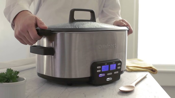 Cuisinart PSC-400 Stainless Steel 4-Quart Programmable Slow Cooker