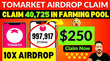 CLAIM TOMARKET AIRDROP FARMING POOL REWARDS 😲🚀 TOMARKET NEW UPDATE 🔥DUCK CHAIN AIRDROP SNAPSHOT