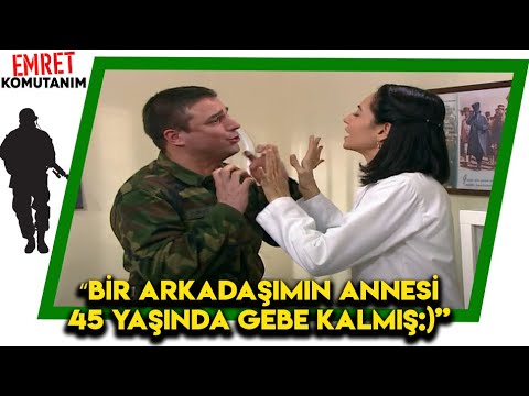 TERLİKSİ VEDAT, MELEK HEMŞİREYİ DELİ EDİYOR | Emret Komutanım