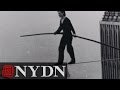 Philippe Petit Walks a Tightrope Between the Twin Towers in 1974