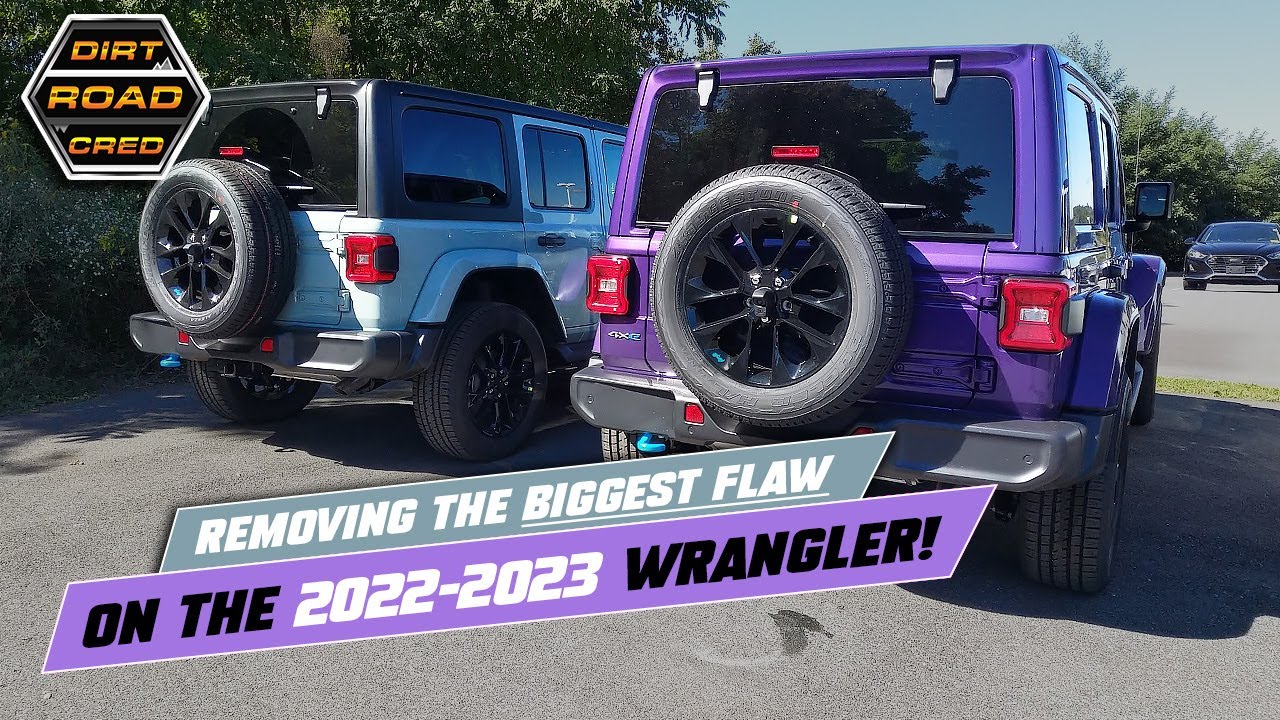 Removing the BIGGEST Flaw on the 2022-2023 Jeep Wrangler! - YouTube