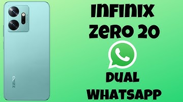 Infinix Zero 20 Clone whatsapp or Second Whatsapp How to Use ||  Dual Whatsapp {tutorial}