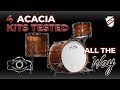 George Way Aristocrat Tuxedo Acacia Drum Sets - Tested!