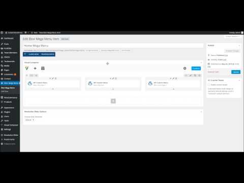 Ebor Mega Menu Overview