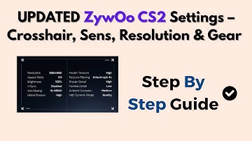 UPDATED ZywOo CS2 Settings – Crosshair, Sens, Resolution & Gear (2025)