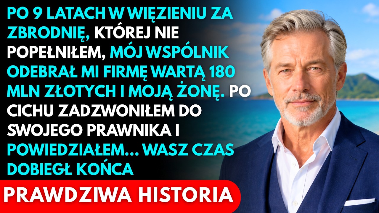 Po 9 Latach W Więzieniu Za Zbrodnię Mojego Wspólnika Wróciłem Do Domu...