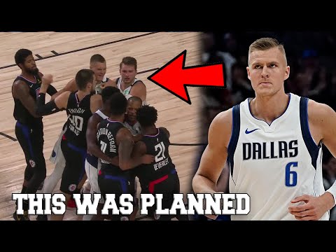 Kristaps Porzingis HEATED WITH LA CLIPPERS for Baiting Him into Fight in NBA Playoff Game 1 debut