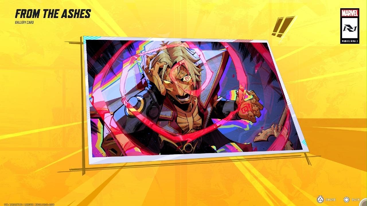 Marvel Rivals Cards Marvel Rivals From The Ashes Gallery Card Acquired - YouTube