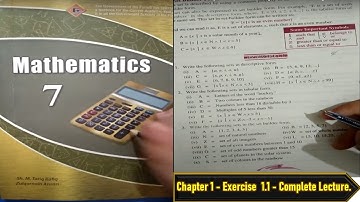 Class 7 Maths || Set Builder Form || Exercise 1.1 || Math class 7 Chapter 1 || Punjab Board Syllabus
