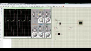 cascading in transistor as amplifier simulation of proteus software