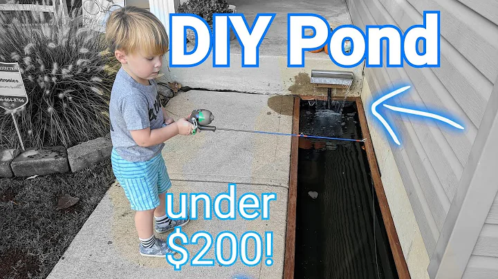 How to build a pond and waterfall water feature (for under $200)