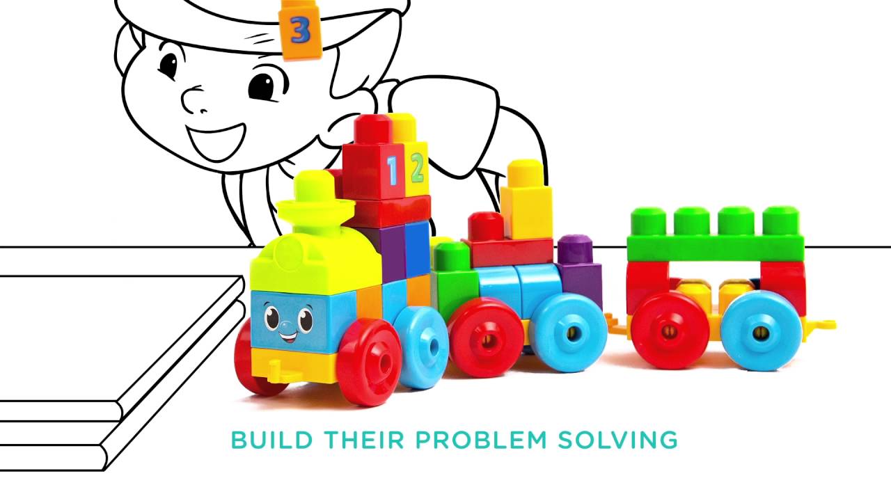 Mega Bloks Moments: 123 Learning Train - Build them up and make problem solving easy as 1-2-3!