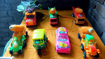 Kids John Deere Tractor Stuck in Soil | Rescued with JCB & Dumper | Kids Playing in Playground