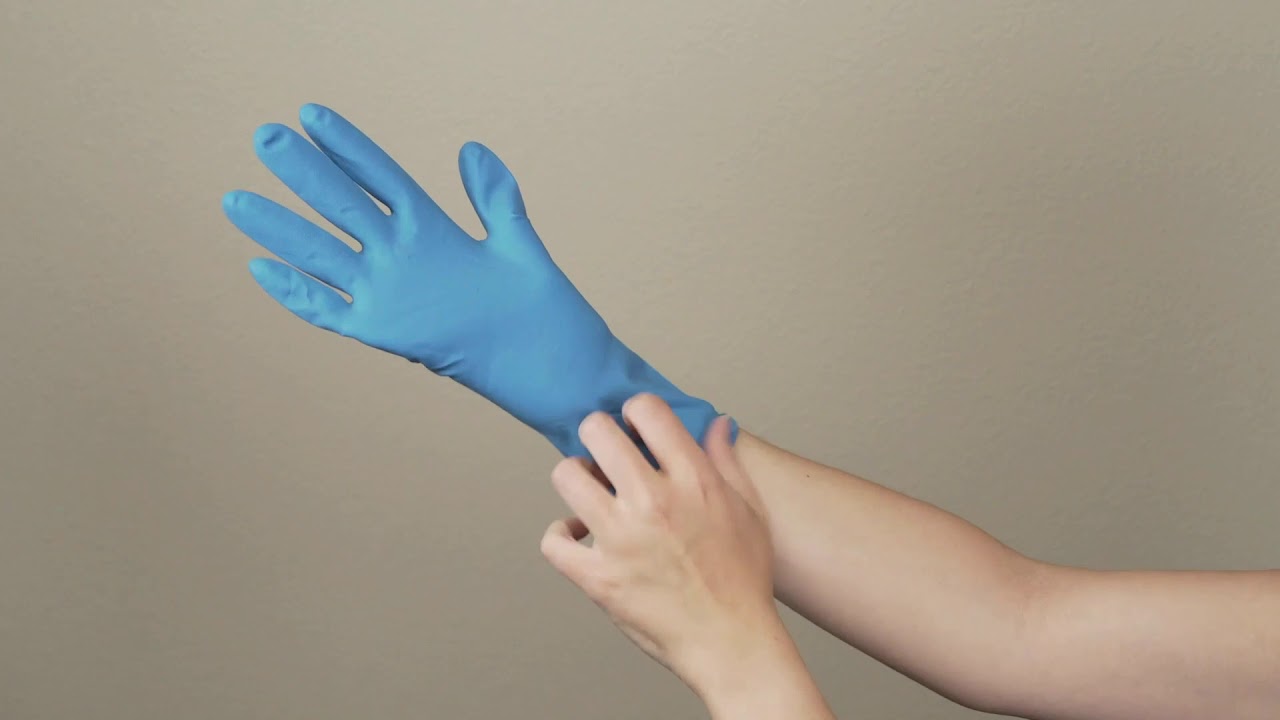 Latex Free Safety Working Gloves for Food Handle or Industrial Use