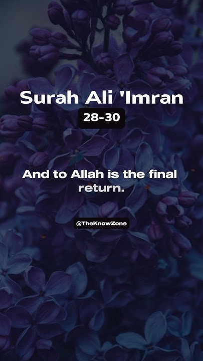 Surah Ali Imran The Quran Chapter 3 Verse 28 30 English surah-ali-imran-the-quran-chapter-3-verse-28-30-english