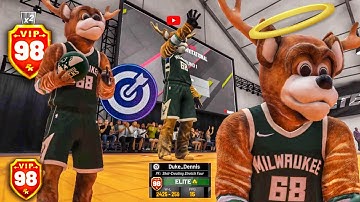 I won the 1V1 EVENT with my MASCOT on NBA 2K19! Stretch Big Demigod Build 2k19! Best build 2k19