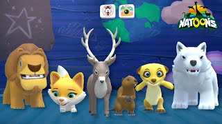 Collection Of All 78 Natoons Animals From Applaydu Kinder App. Episode 24
