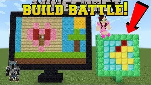 PopularMMOs Pat and Jen Minecraft: BUILD BATTLE!!! - SWAP STYLES CHALLENGE! - Mini-Game