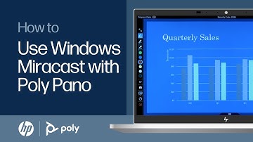 How to use Windows Miracast with Poly Pano | HP Support