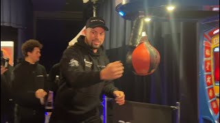 HEAVY SHOTS! TEAM JOSEPH PARKER OBLITERATE THE PUNCH MACHINE IN MANCHESTER! (Feat Andy Lee)💥💥