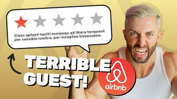 How To Write A Negative Review on Airbnb For A BAD Guest!