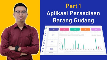 PART 1 | APLIKASI PERSEDIAAN BARANG GUDANG UI DESIGN | VBA EXCEL