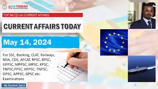 14 May 2024 Current Affairs by GK Today | GKTODAY Current Affairs - 2024 March