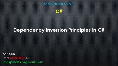 Dependency Inversion Principle in C# || Dependency Inversion Principle in asp.net || DIP in C#
