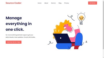 Mobile Website Template Design in HTML and CSS | Source Coder #website #css #html #web