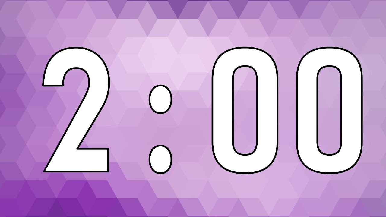 2 Minute Countdown Timer - YouTube