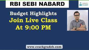 Budget 2022-23 Highlights for RBI Grade B/NABARD/SEBI