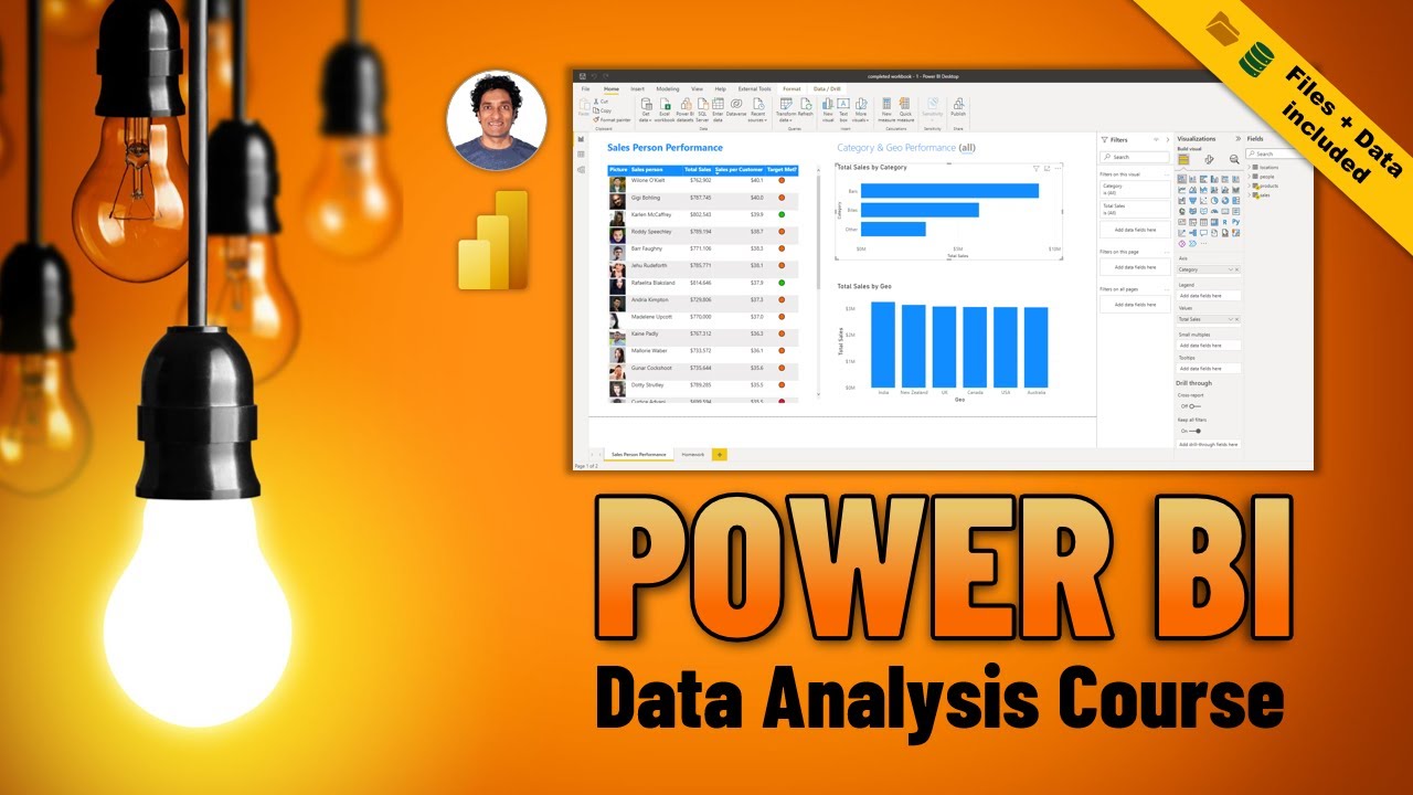 research data analysis with power bi