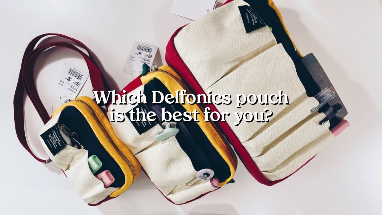 What's In My Pencil Case? ✏️ Delfonics Utility Pouch Size Medium Review 