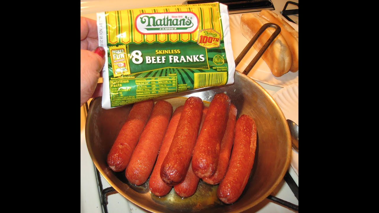 Our Taste Test - First Time Trying Nathan'S Skinless Beef Franks - - Winner Winner!!