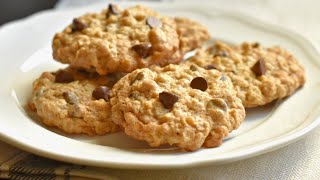 Soft and Chewy Oatmeal Chocolate Chip Cookies/Easy Oatmeal chocolate chip cookie recipe screenshot 2