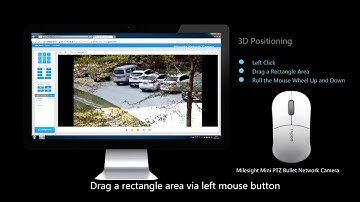 Digital World | Milesight H 265 Mini PTZ Bullet Network Camera Tutorial 3D Positioning