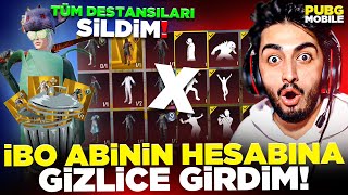İbo Abi̇ni̇n Hesabina Gi̇zli̇ce Gi̇rdi̇m Tüm Destansilarini Çöpe Attim Pubg Mobile