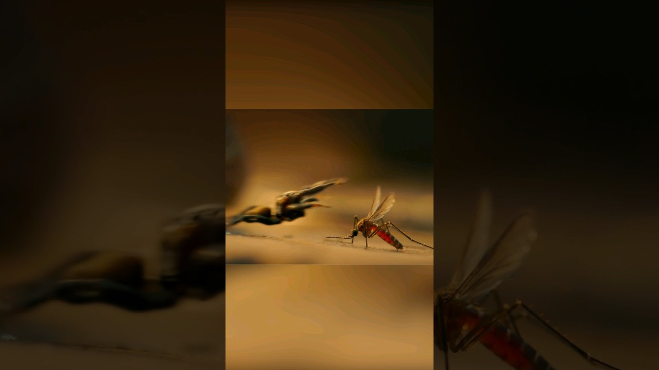 Паук-вампир и для чего ему комары