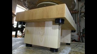 ULTIMATE NEXT LEVEL Cutting Board With HUGE Rubber Feet - Super Awesome !!