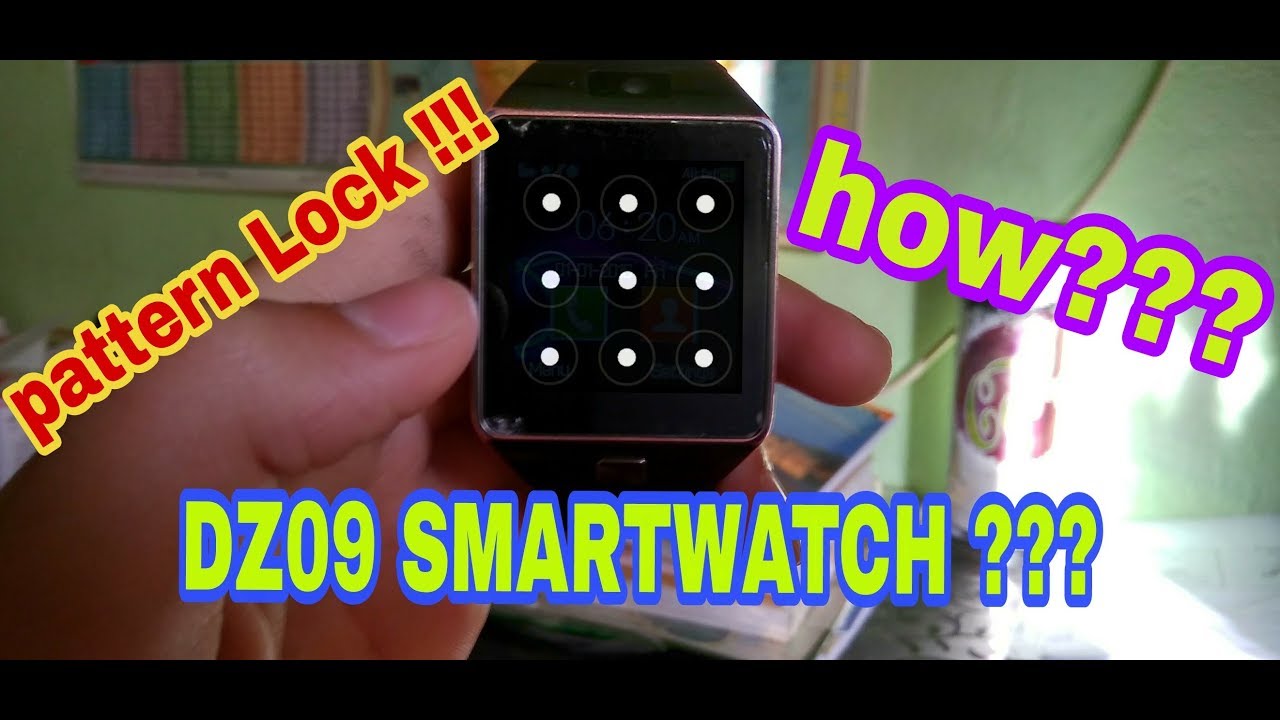 Pattern Lock On Dz09 Smartwatch How Youtube
