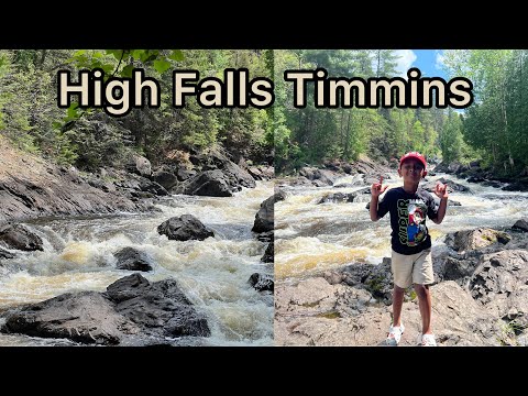 High Falls Timmins Ontario | Traveling to Northern Ontario | Hike to Water Falls