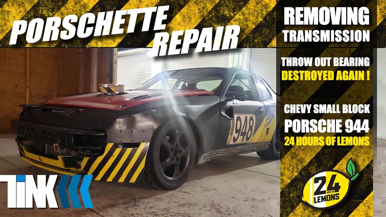 Porsche 944 (Chevy Powered ) How To Remove The Transaxle, Inspect The