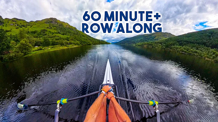 60+ Minute Row Along Workout on a Scottish Loch | Entire Session *No Talking*