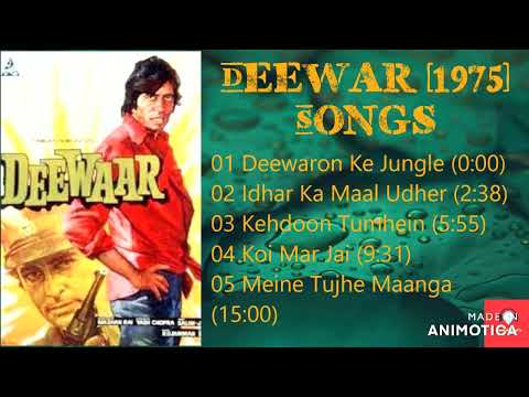 Deewar 1975 All Songs Jukebox  Amitabh Bachchan  Shashi Kapoor  Nirupa Roy  Neetu Singh  Parveen