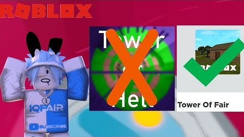 I made my own Tower of hell  Game...